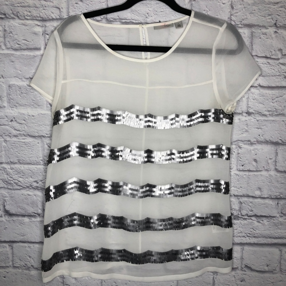 Halogen Sheer Top Size Small - image 4